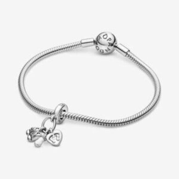 Pandora Baby Shoe Dangle Charm - Picture 4 of 5